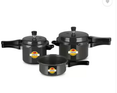 Pigeon Special Combi 2 L, 3 L, 5 L Induction Bottom Pressure Cooker (Hard Anodized)