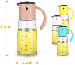 Vucchini Kitchen Leakproof Cooking Olive Oil & Vinegar Dispenser Bottle ,300 ml 11oz with Non-Drip Spout and Non-Slip Handle, Gift