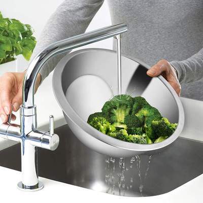 Food Strainer / Perforated Bowl - Elis
